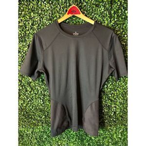 Tommie Copper Full Zip Large Copper & Zinc Infused Mens SS Full BACK shirt